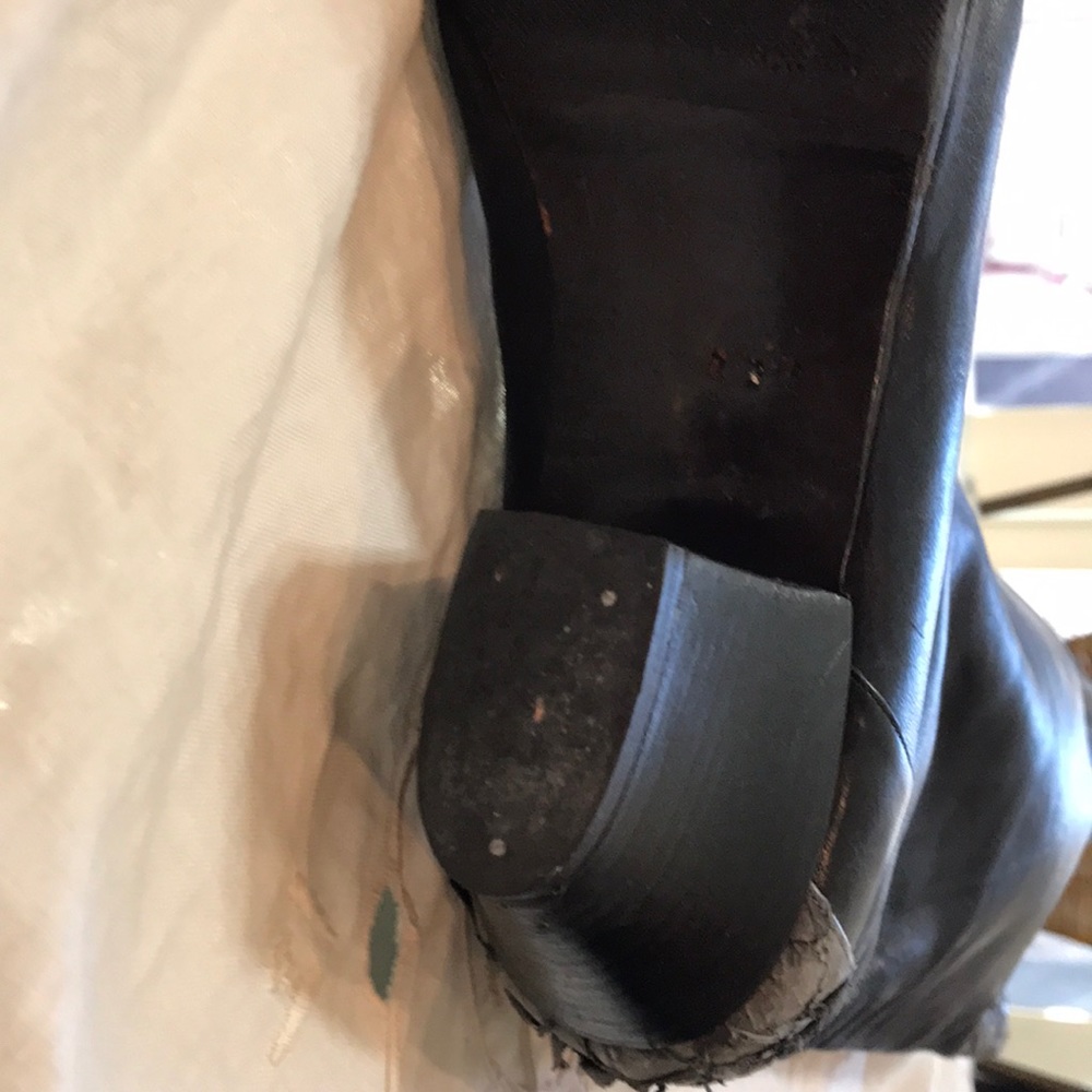 Maud Frizon Black Leather Boots - Picture 8 of 8